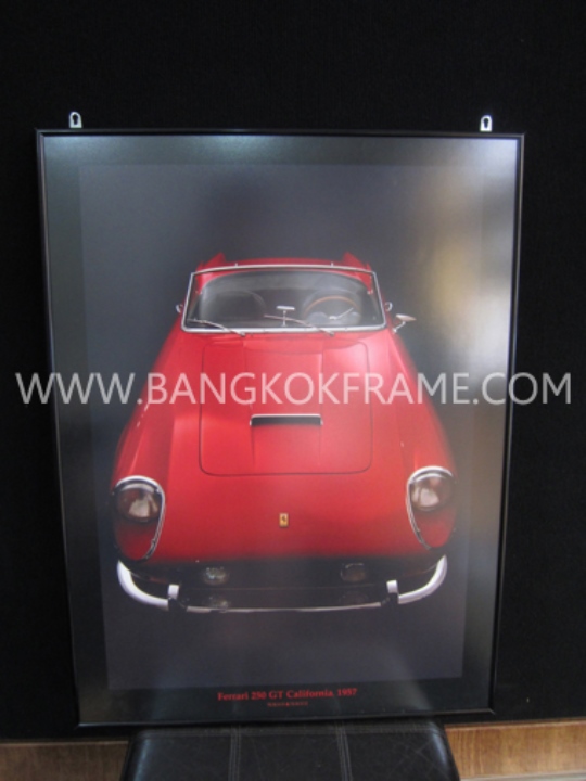 กรอบอลูมิเนียมสีดำสำหรับภาพรถหรู